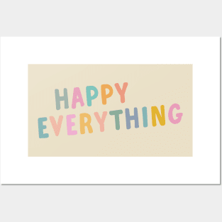 Happy Everything | Pastel Colors Posters and Art